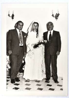A Photograph of Nahla and Nazih Qura
