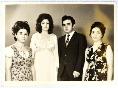 Nahla Qura with her Siblings in Ramallah