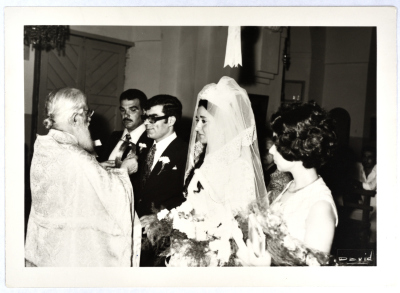 A Photograph of Nahla and Nazih Qura