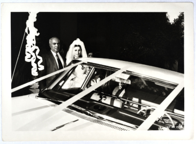 A Photograph of Nahla and Nazih Qura