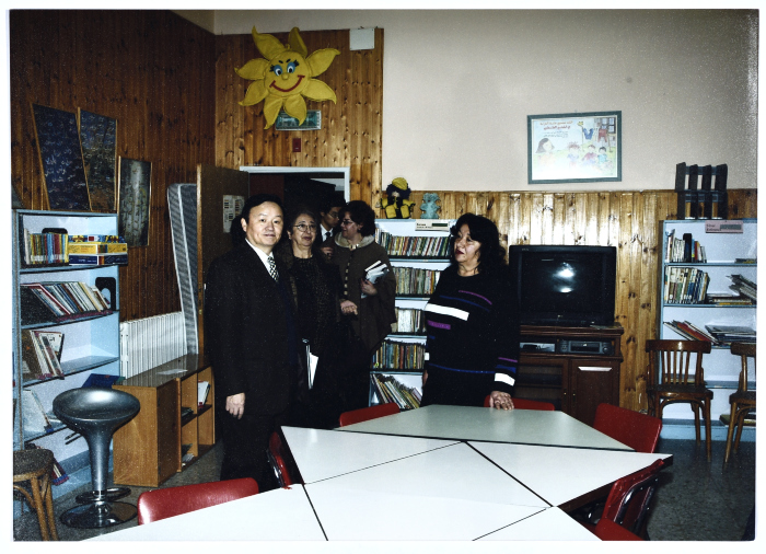 Nahla Qura Welcomes a Chinese Delegation in Ramallah 
