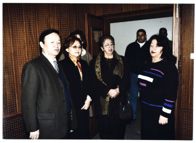 Nahla Qura Welcome a Chinese Delegation in Ramallah