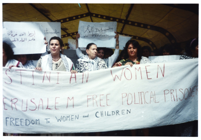  Nahla Qura Participates in a March Supporting Palestinian Women in China
