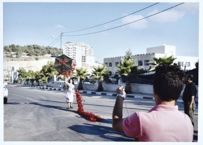 Flying Two Kites in al-Tira Street to Commemorate the Nakba