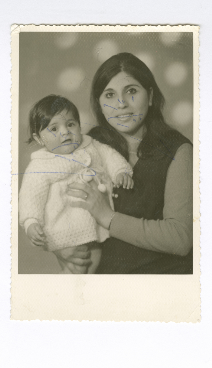 Salma Sweiti with Her Daughter Rana Sweiti, 1971 