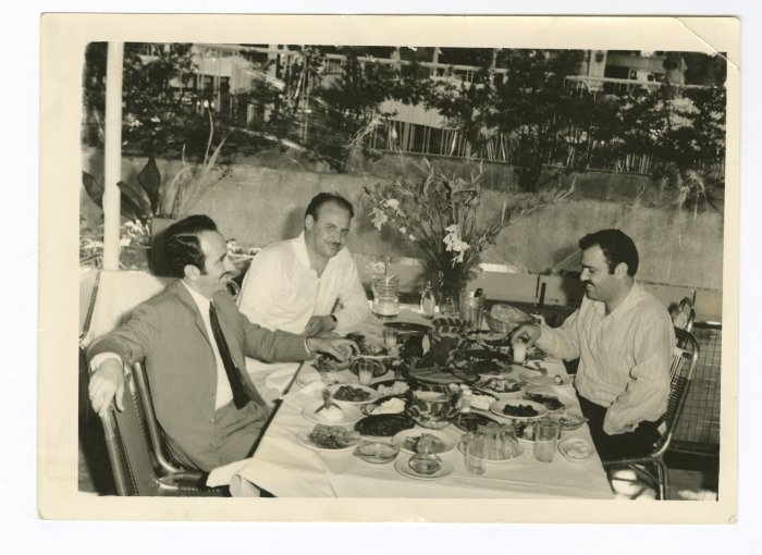 Yasser Amro with His Friends, Amman, 1970- 1979