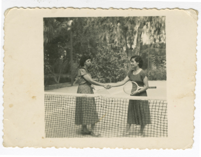 Nuzha Azar and Colleague, Gaza, 1950-1959