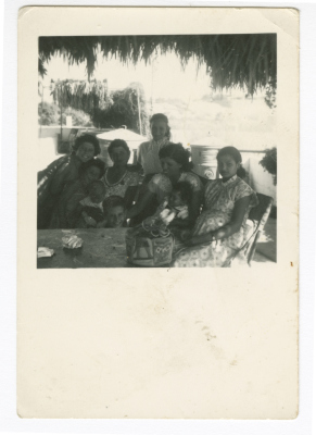 The Azar Family on a Trip to Gaza Beach, 1950-1959