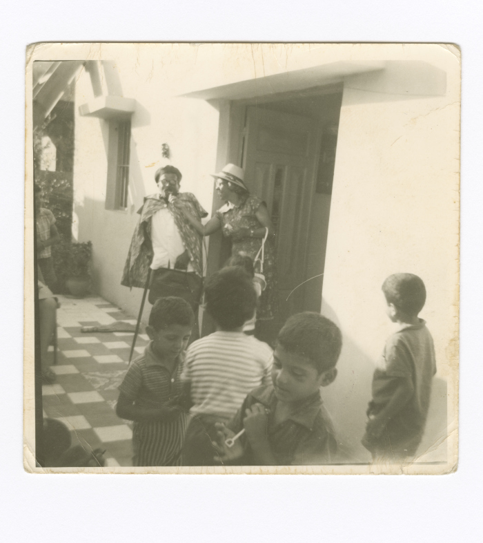 A Theatrical Performance in Front of the Azar Family Home in Gaza