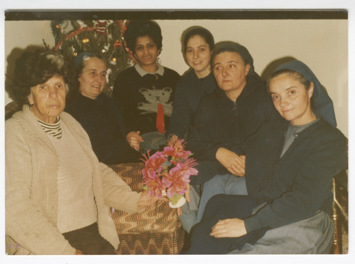 A Group Photograph on Christmas at the Nuns’ Home, Gaza