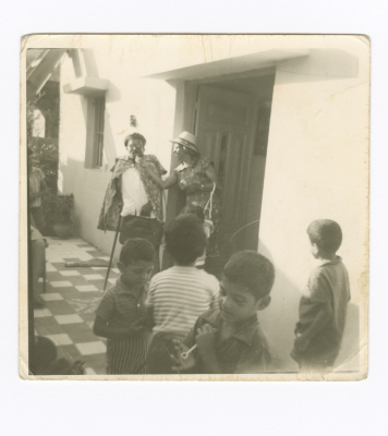 A Theatrical Performance in Front of the Azar Family Home in Gaza