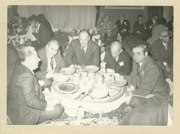 The Visit of a Delegation of the Federation of Palestinian Bar Association to a Textile Factory, Libya, 1971- 1972