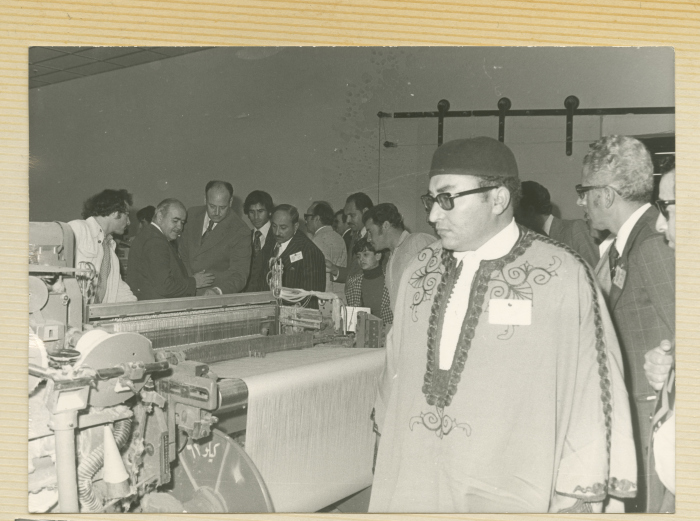 The Visit of a Delegation of the Federation of Palestinian Bar Association to a Textile Factory, Libya, 1971- 1972
