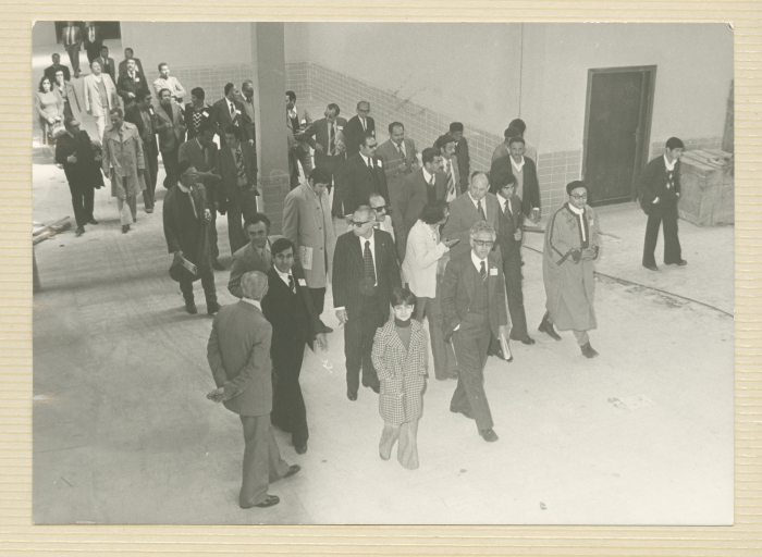 The Visit of a Delegation of the Federation of Palestinian Bar Association to a Textile Factory, Libya, 1971- 1972