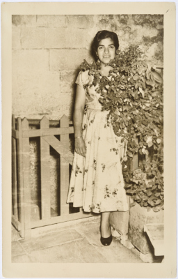 Layla Tarazi's Graduation from Schmidt-Schule Jerusalem in 1957