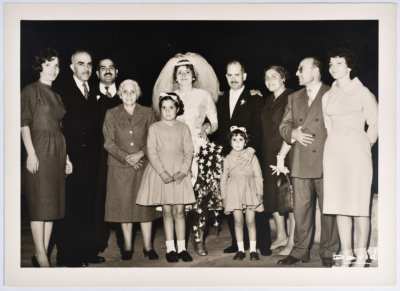Zuhdi Tarazi and Widad Kurunfuli's Wedding in 1958