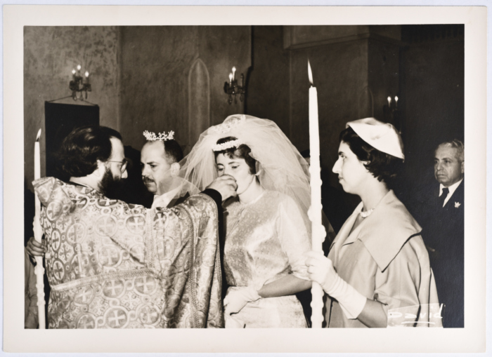 Zuhdi Tarazi and Widad Kurunfuli's Wedding in 1958