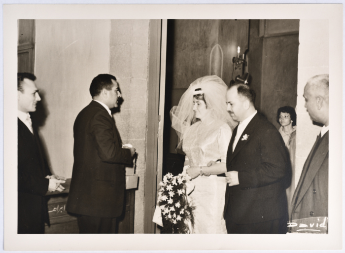 Zuhdi Tarazi and Widad Kurunfuli's Wedding in 1958