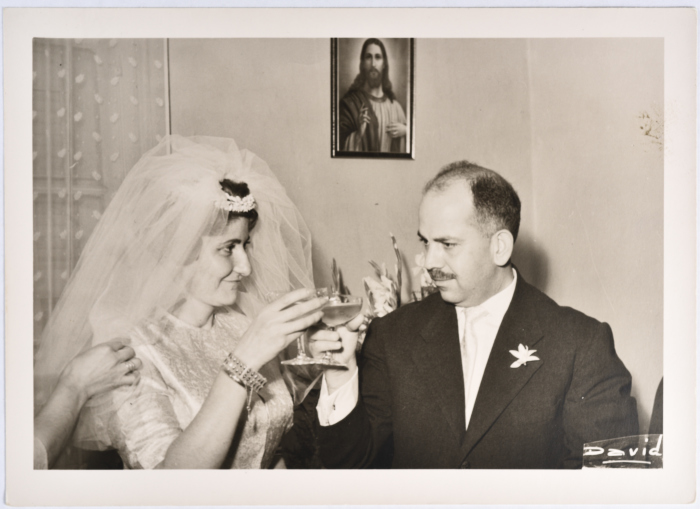 Zuhdi Tarazi and Widad Kurunfuli's Wedding in 1958