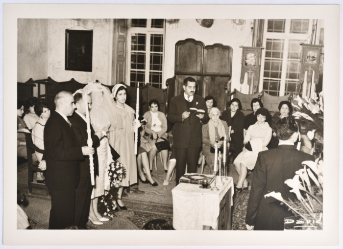 Zuhdi Tarazi and Widad Kurunfuli's Wedding in 1958