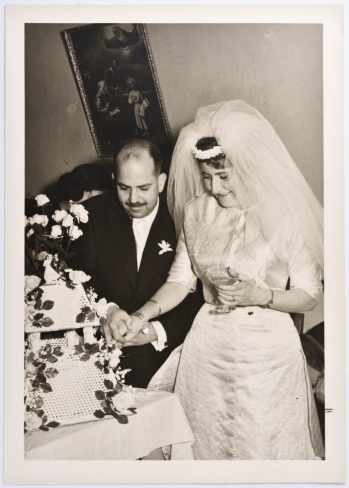 Zuhdi Tarazi and Widad Kurunfuli's Wedding in 1958