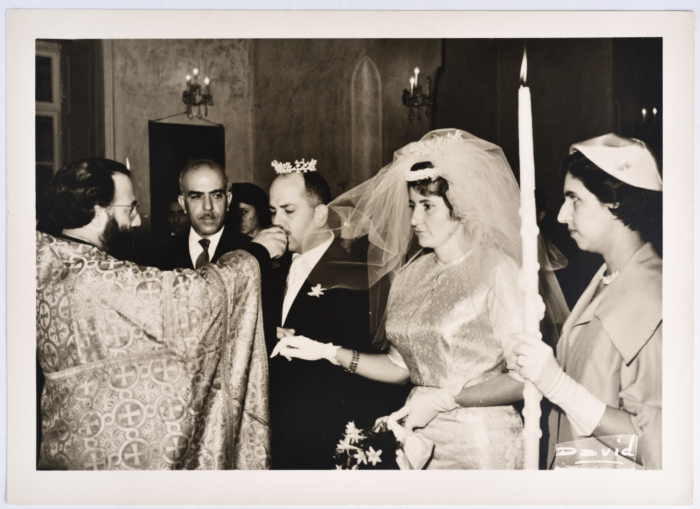 Zuhdi Tarazi and Widad Kurunfuli's Wedding in 1958