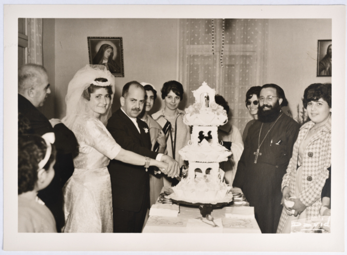 Zuhdi Tarazi and Widad Kurunfuli's Wedding in 1958