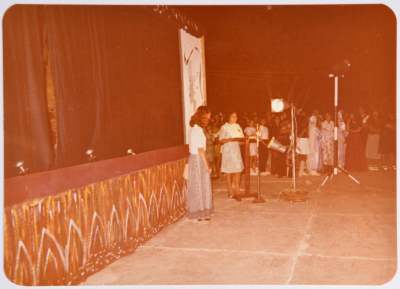 Layla Tarazi at Deir Ammar in 1975