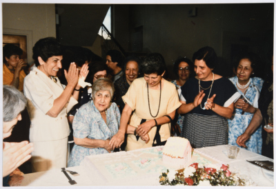 Layla Tarazi at the YWCA in Jerusalem 