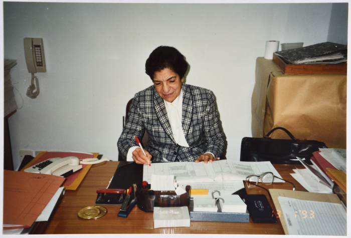 Layla Tarazi During her Time Working with the Arab Orthodox Society 