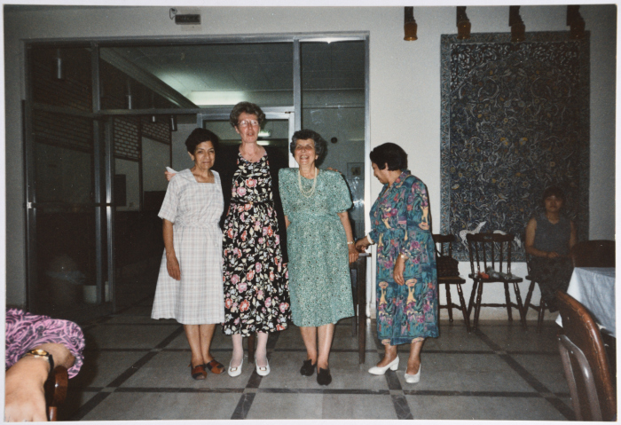Layla Tarazi at the YWCA in Jerusalem 
