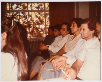 Layla Tarazi at the Arab Women's Union in City of al-Bireh