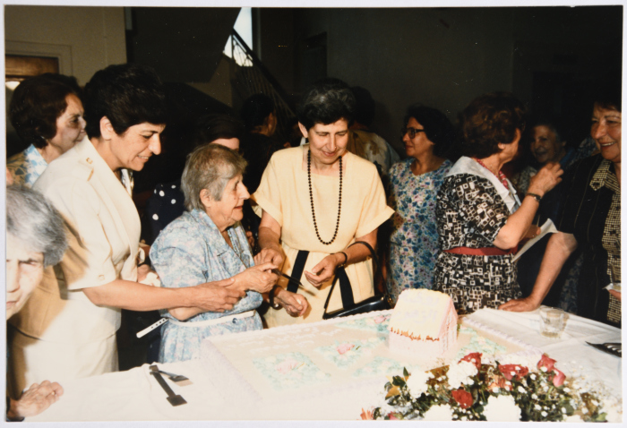 Layla Tarazi at the YWCA in Jerusalem 