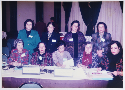Layla Tarazi with Members of the YWCA in 2005