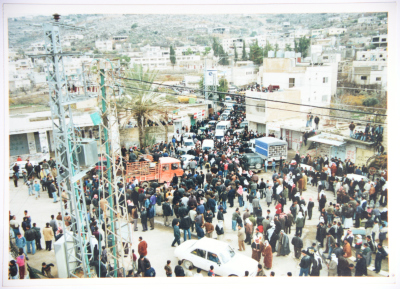 موكب لجنازة شهيد في بلدة سعير