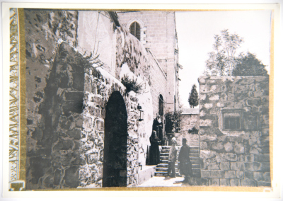A Photograph of Buildings in the Old City of Hebron, March 1989 