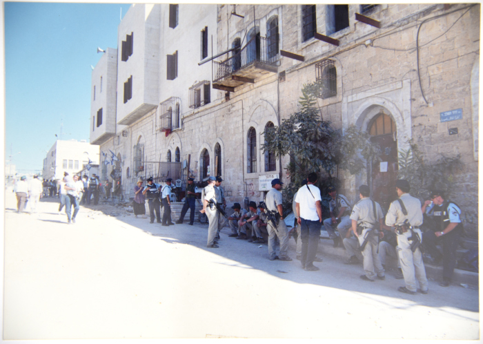 Al-Sanabel market in Al-Shuhada Street in Hebron