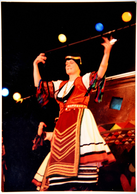 From a show for one of the folklore bands