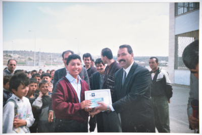 Omar Abdul-Aziz Honoring the Top Students in 1990