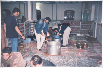 A Photograph of Food Serving at a Wedding Ceremony in Sa