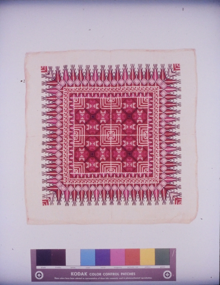 Handmade Embroidery Products by the Association for the Development of Palestinian Camps (INAASH) 