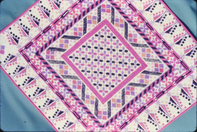 Handmade Embroidery Products by the Association for the Development of Palestinian Camps (INAASH) 