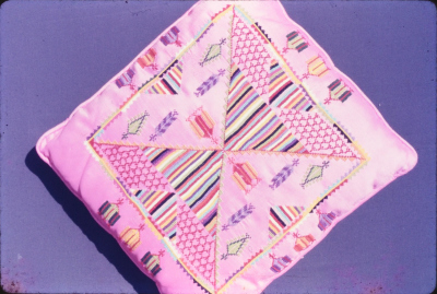 Handmade Embroidery Products by the Association for the Development of Palestinian Camps (INAASH) 