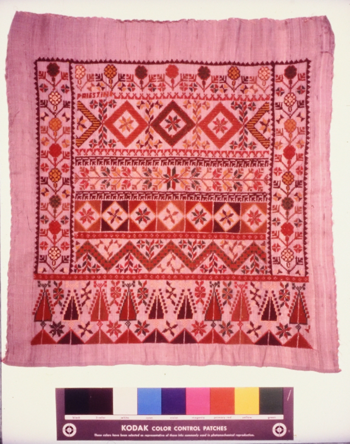 Handmade Embroidery Products by the Association for the Development of Palestinian Camps (INAASH) 