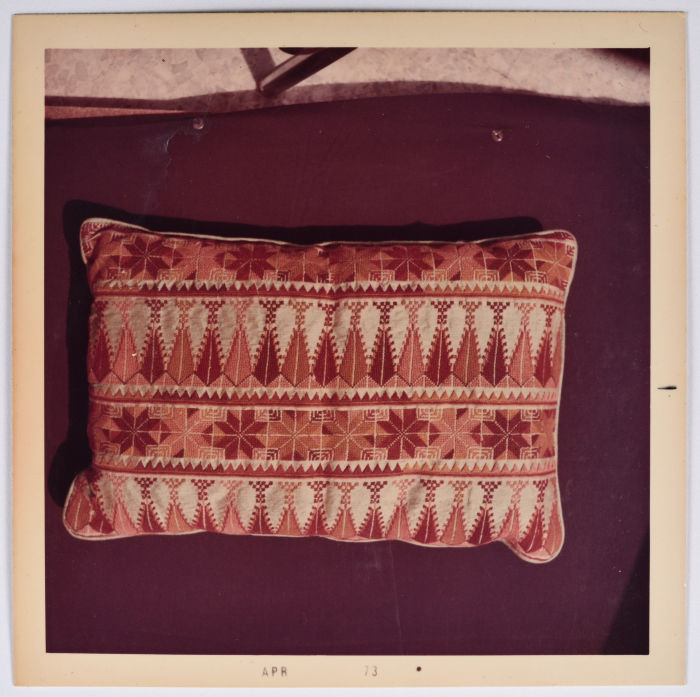 Handmade Embroidery Products by the Association for the Development of Palestinian Camps (INAASH) 