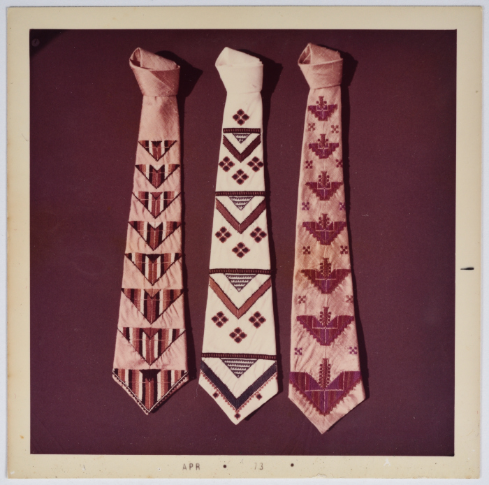 Handmade Embroidery Products by the Association for the Development of Palestinian Camps (INAASH) 