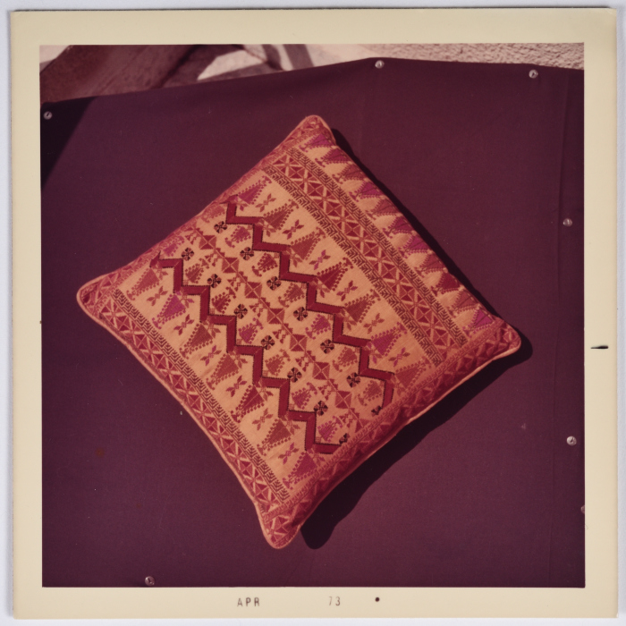 Handmade Embroidery Products by the Association for the Development of Palestinian Camps (INAASH) 