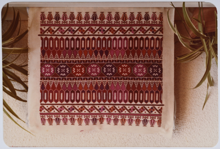 Handmade Embroidery Products by the Association for the Development of Palestinian Camps (INAASH) 