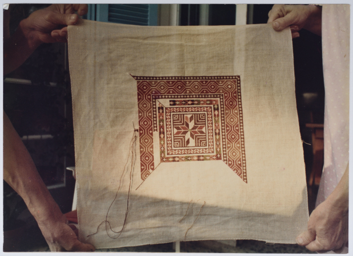 Handmade Embroidery Products by the Association for the Development of Palestinian Camps (INAASH) 