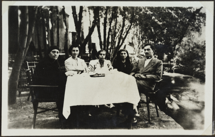 Members of al-Alami Family During a Trip 